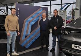 Nacho González (Proporción A), José Luis López Valdivielso (Renault Vasa y Arroyo) y Guillermo Velasco (APDV).