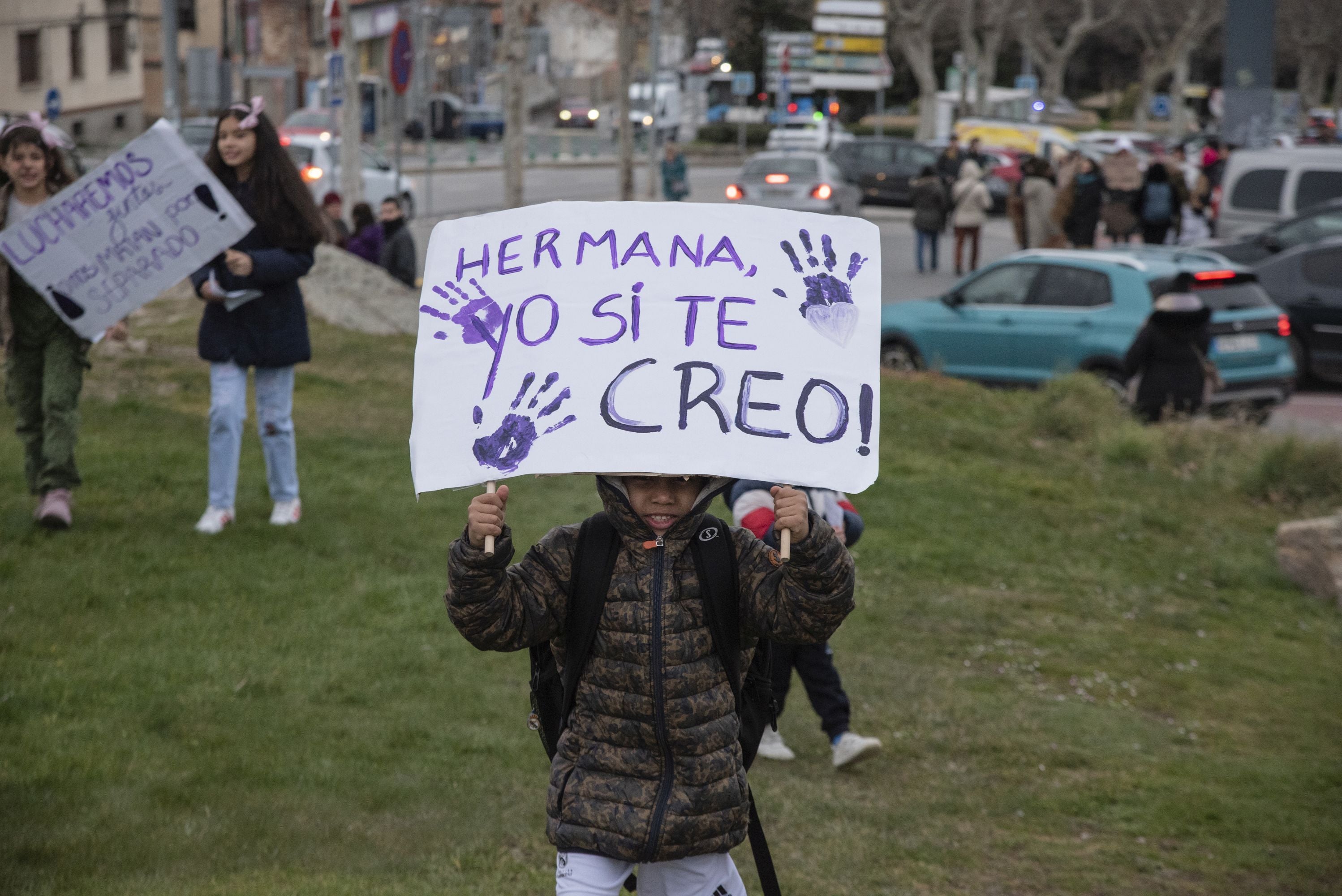 La manifestación del 8M en Segovia, en imágenes