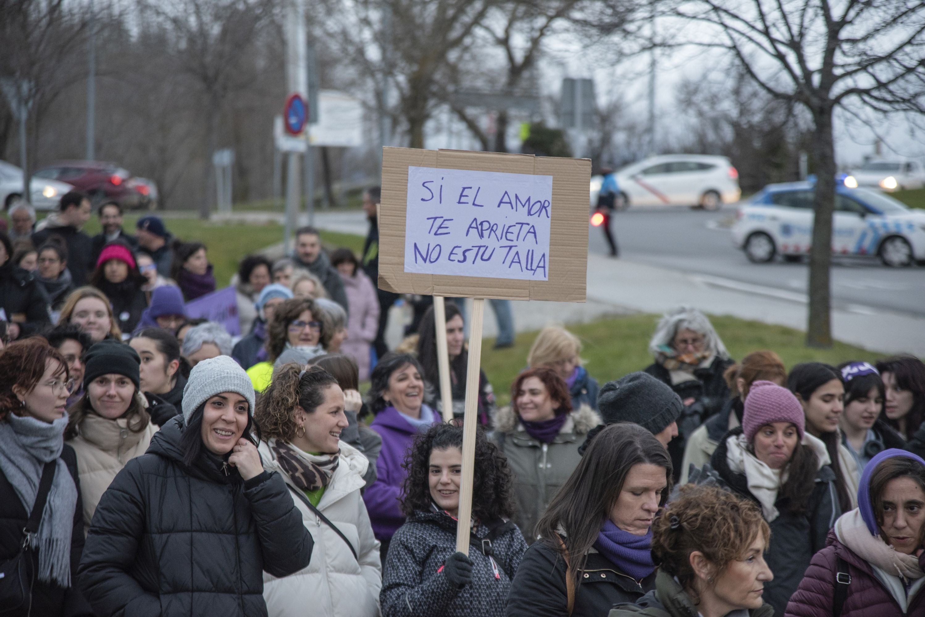 La manifestación del 8M en Segovia, en imágenes