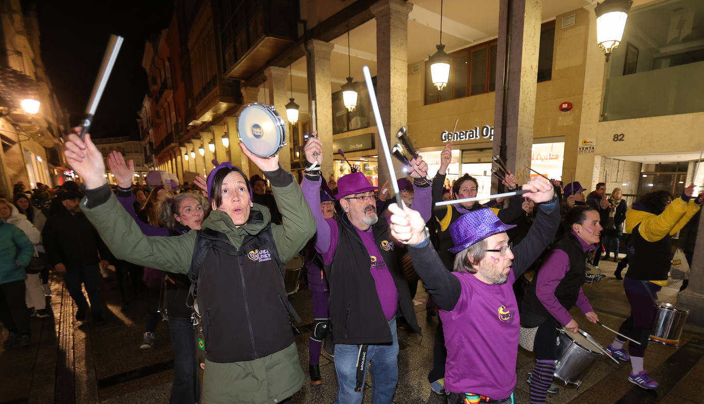 Marea palentina por el feminismo el 8M