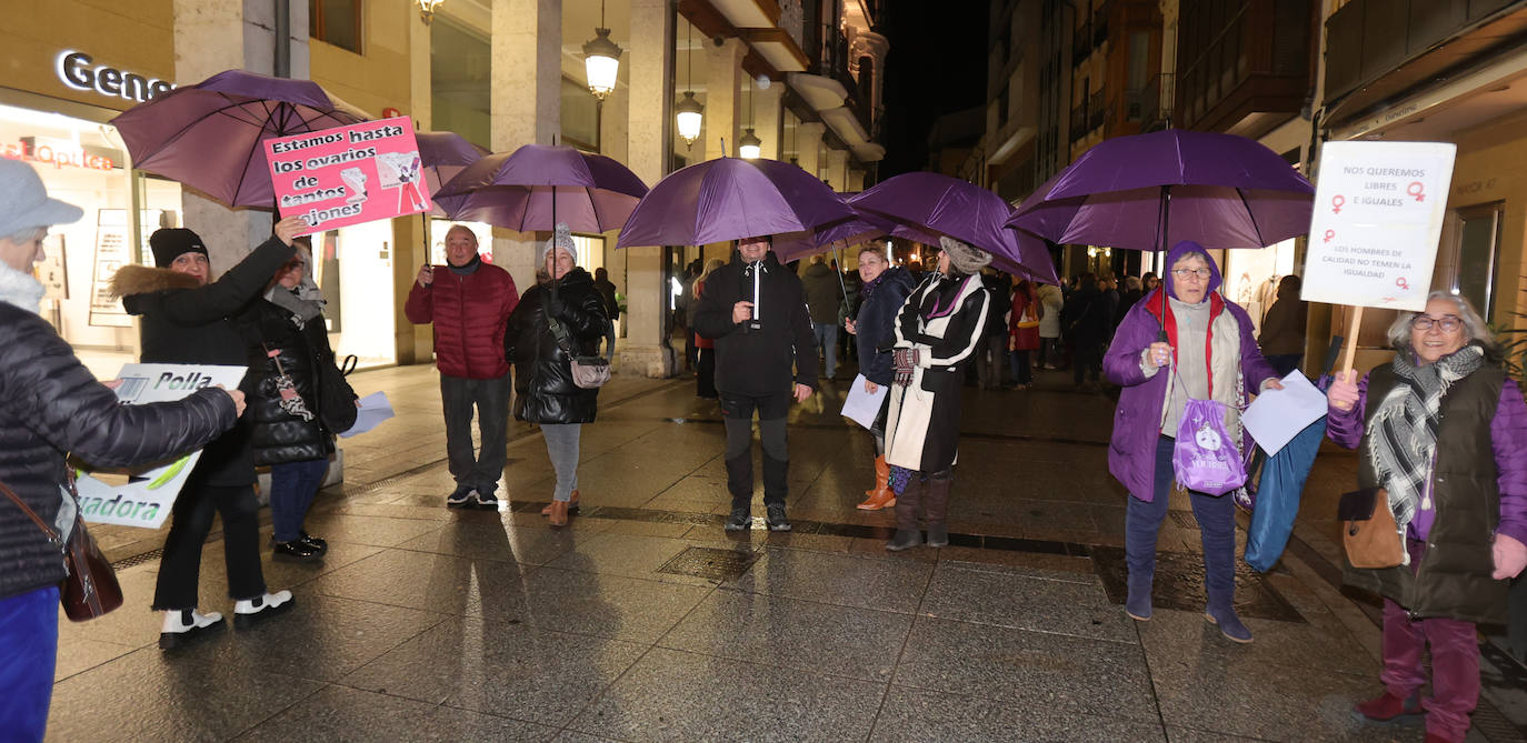 Marea palentina por el feminismo el 8M