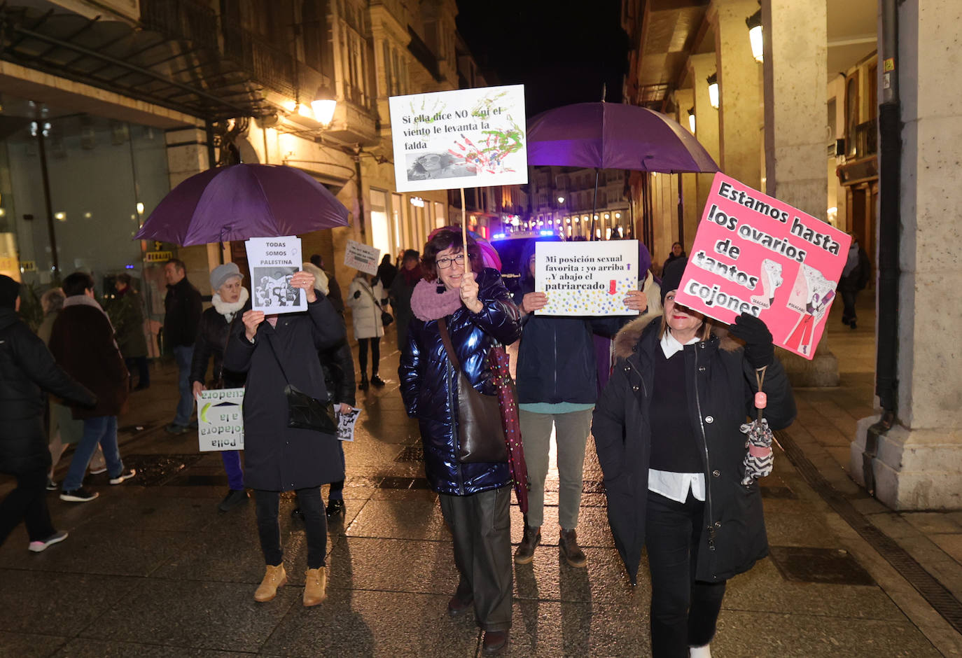 Marea palentina por el feminismo el 8M