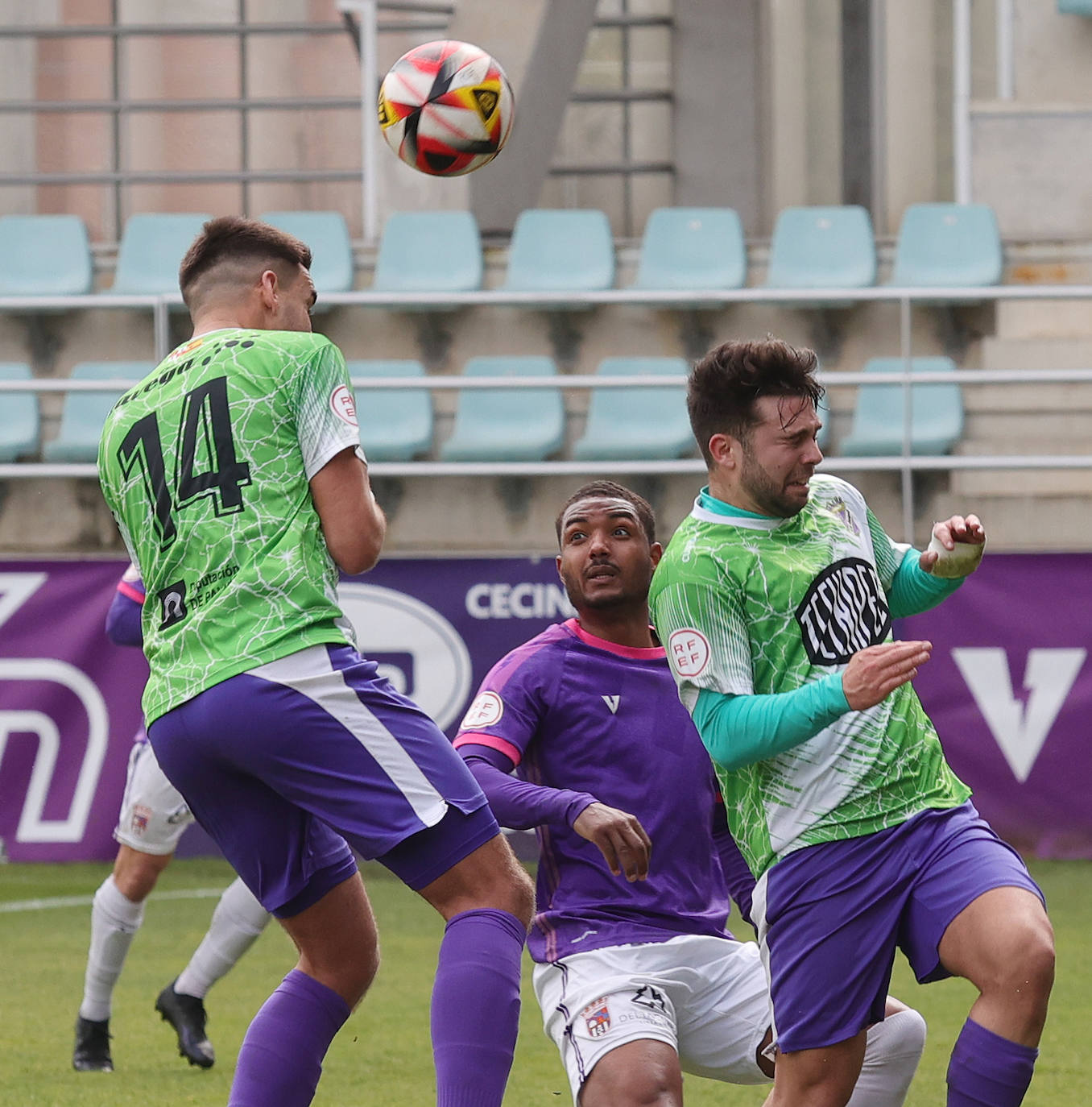 Empate sin goles en el derbi Palencia CF-Becerril