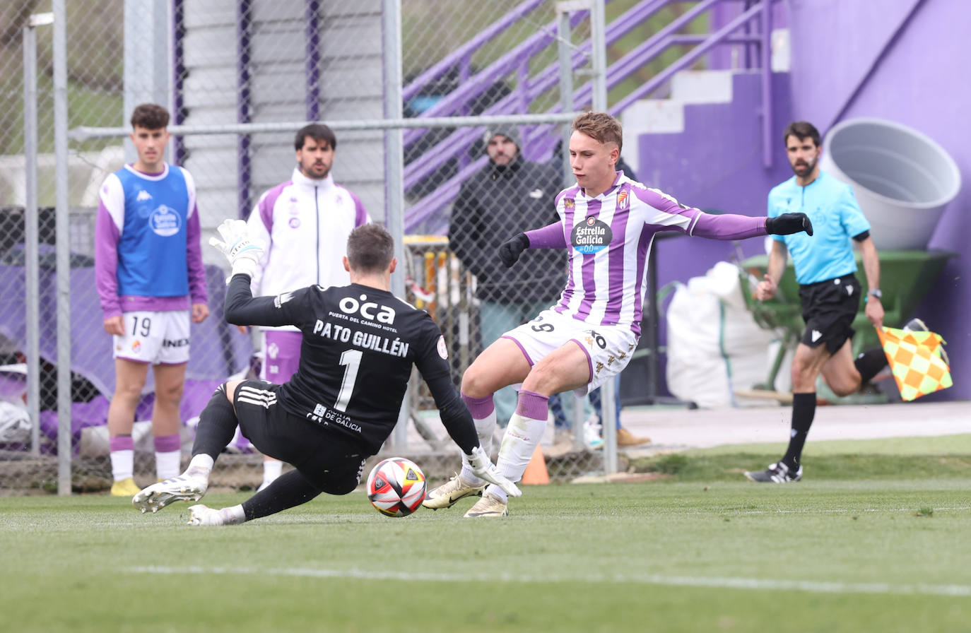 Las imágenes del partido del Promesas frente al SD Compostela