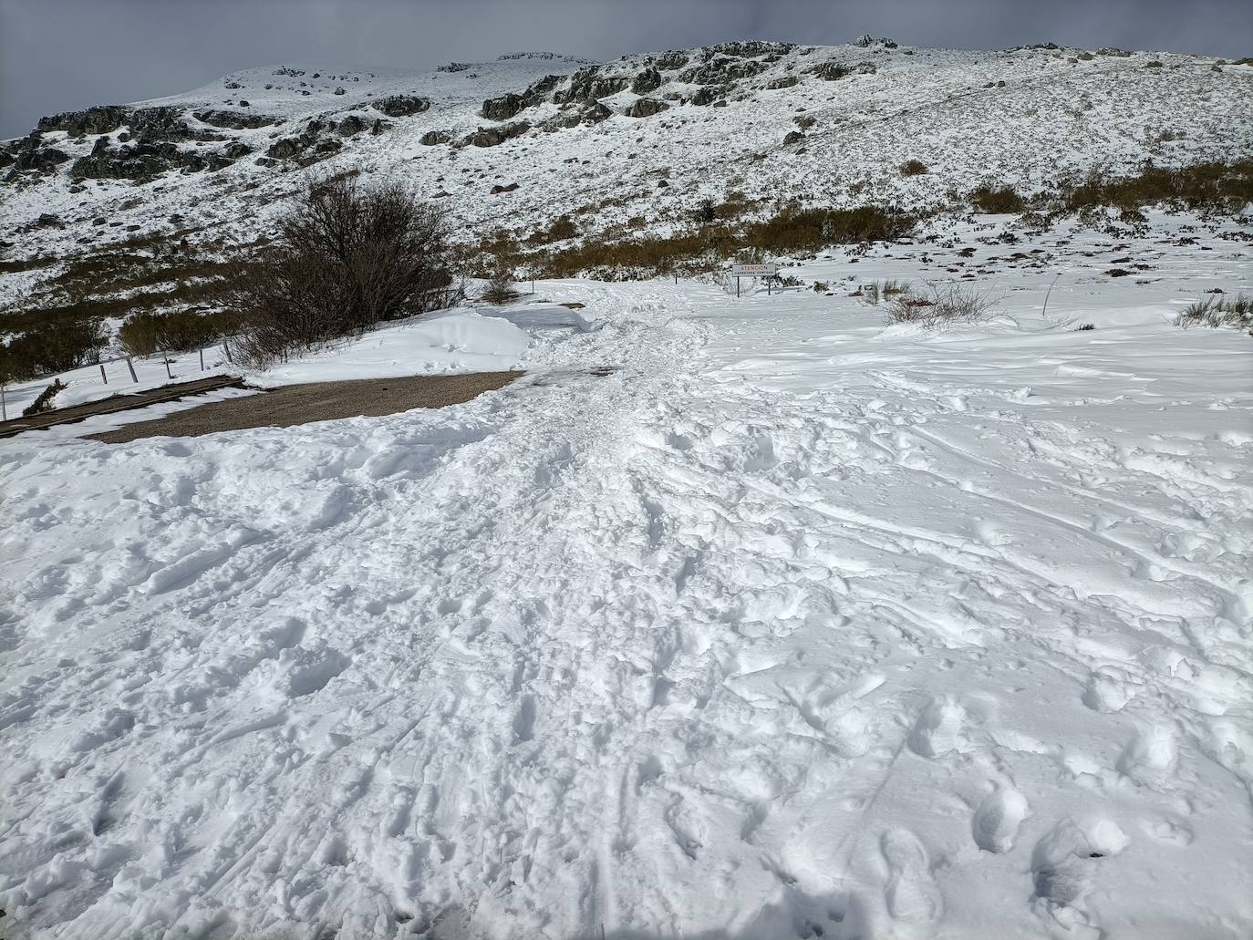 La nieve ha sido el gran atractivo turístico de Brañosera