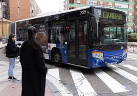 Imagen de archivo de un autobús urbano de Valladolid.