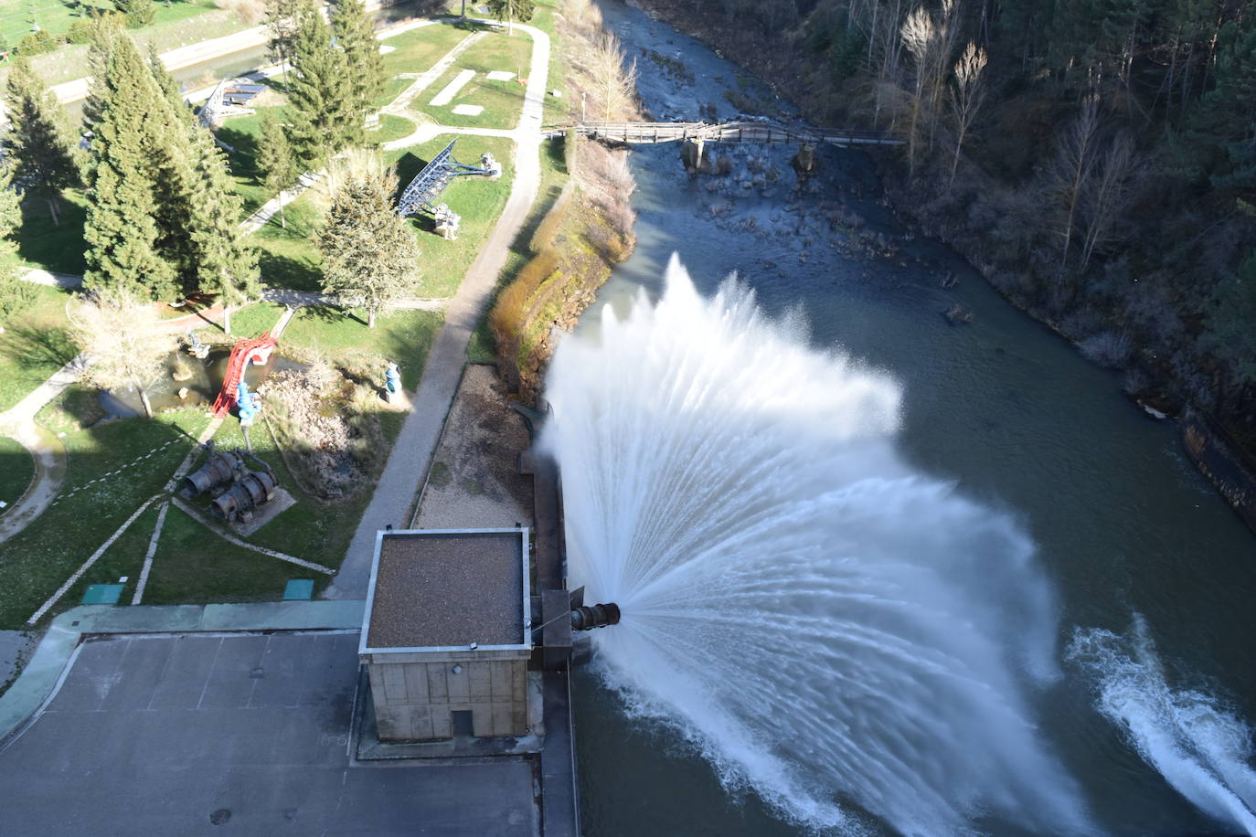 El embalse de Aguilar está al 56% de su capacidad