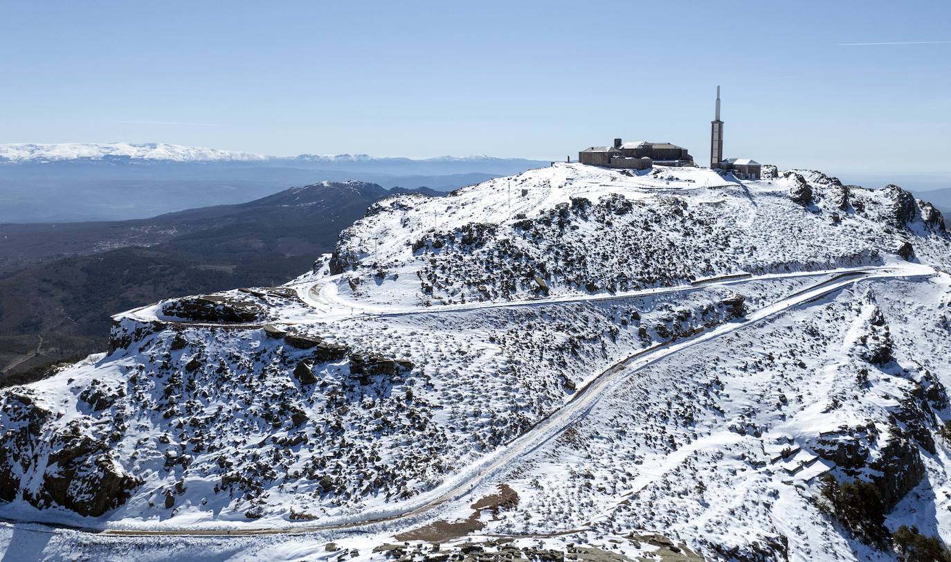 Nieve en la Peña de Francia