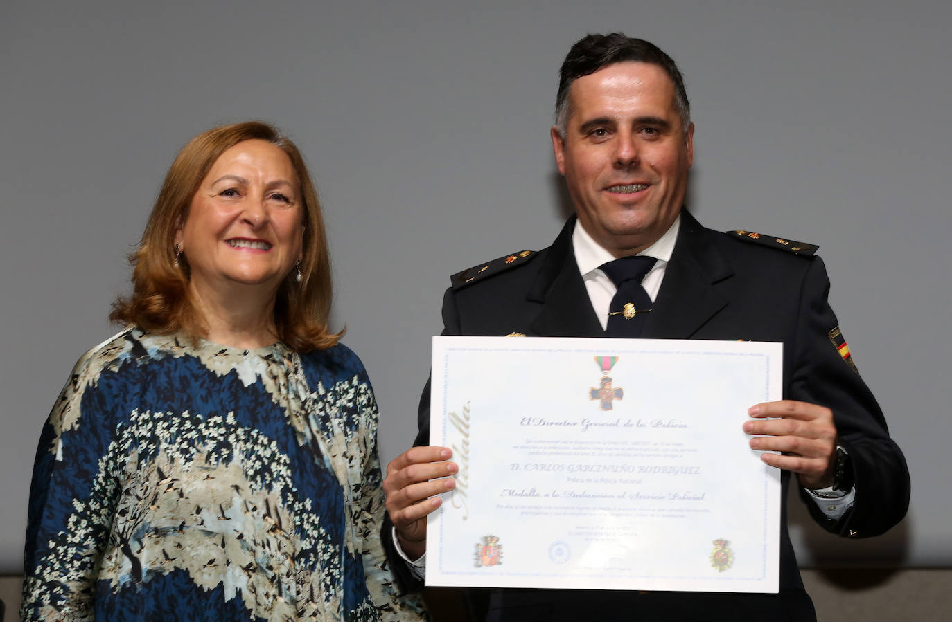 Acto institucional del bicentenario de la Policía Nacional en Segovia