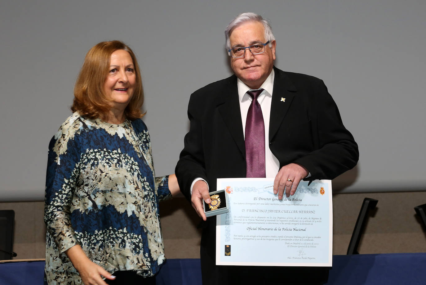 Acto institucional del bicentenario de la Policía Nacional en Segovia