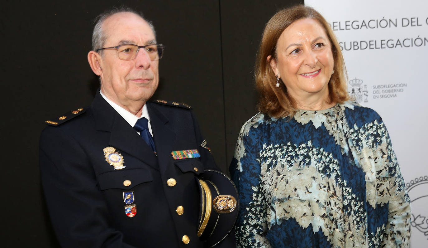 Acto institucional del bicentenario de la Policía Nacional en Segovia