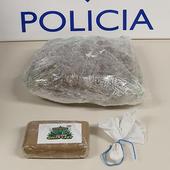 Detenido en un centro comercial de Segovia con marihuana, hachís y cocaína