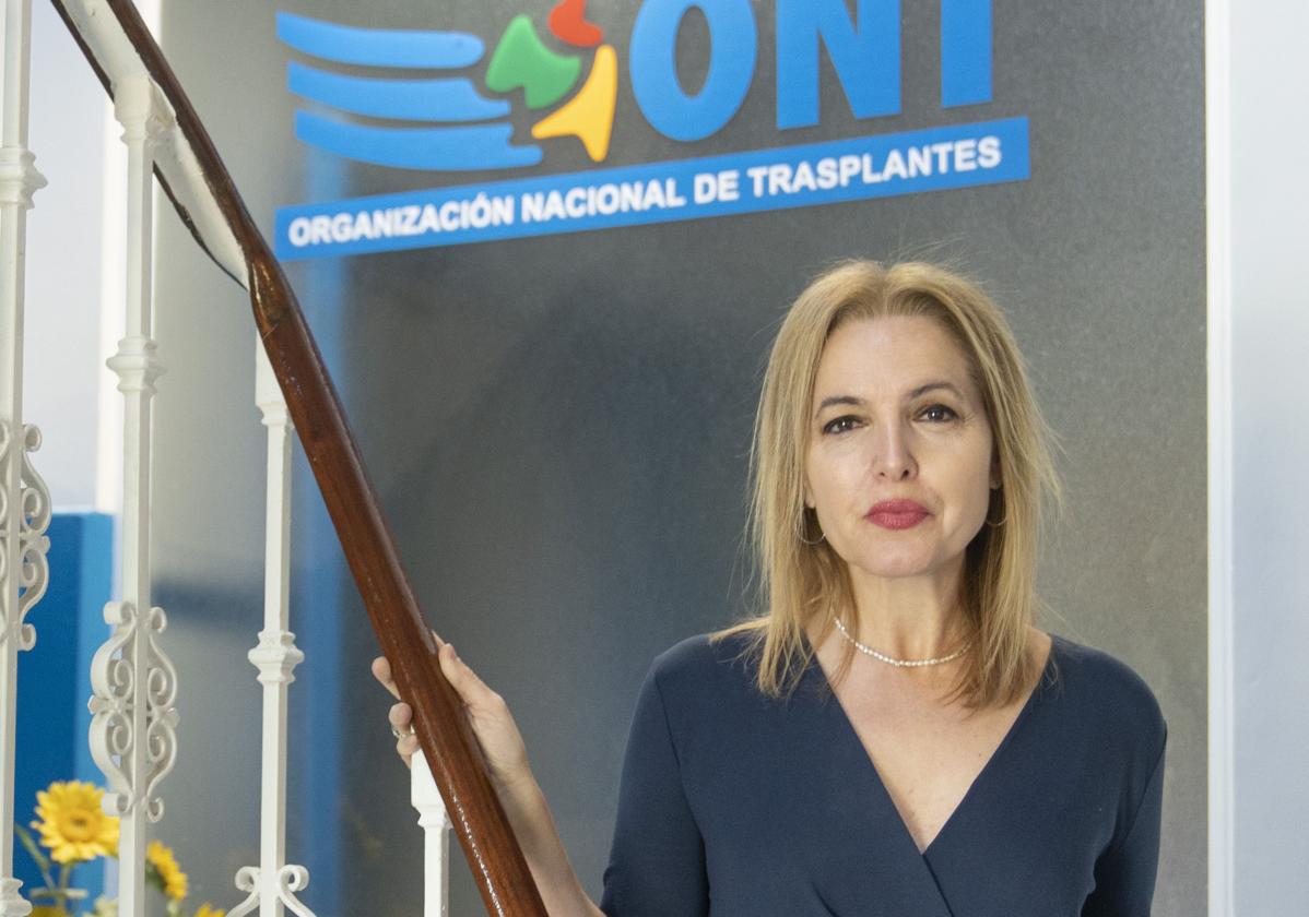 Beatriz Domínguez-Gil, en la sede en Madrid de la Organización Nacional de Trasplantes.