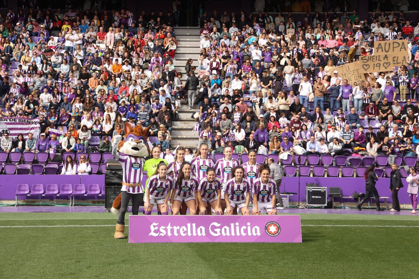 La fiesta del fútbol femenino de Valladolid, en imágenes