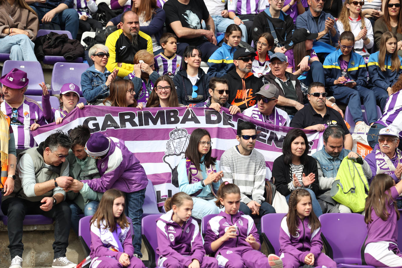 La fiesta del fútbol femenino de Valladolid, en imágenes