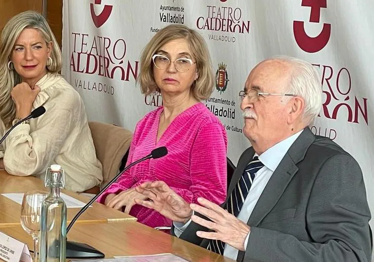 Javier López de Uribe, presidente de la Coral Vallisoletana, junto a Patricia Canal, secretaria general de la formación.
