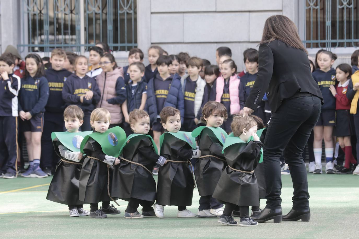 Fotografías de la Semana Santa infantil en el Colegio Lourdes