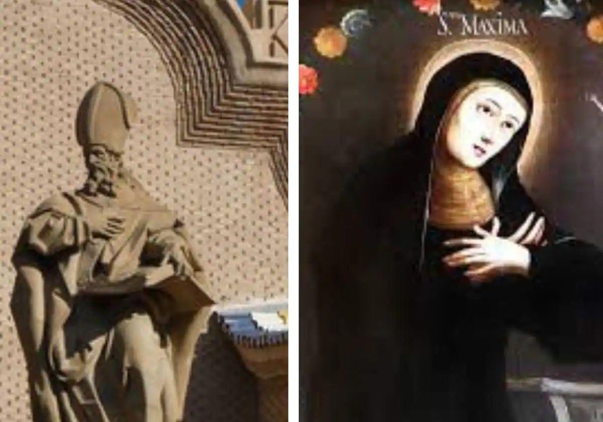 San Braulio de Zaragoza y Santa Máxima.