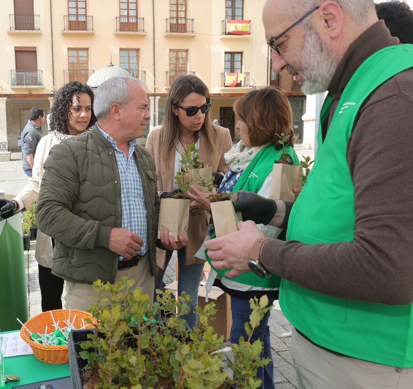 Un millar de ejemplares de árboles para mejorar el planeta en Palencia