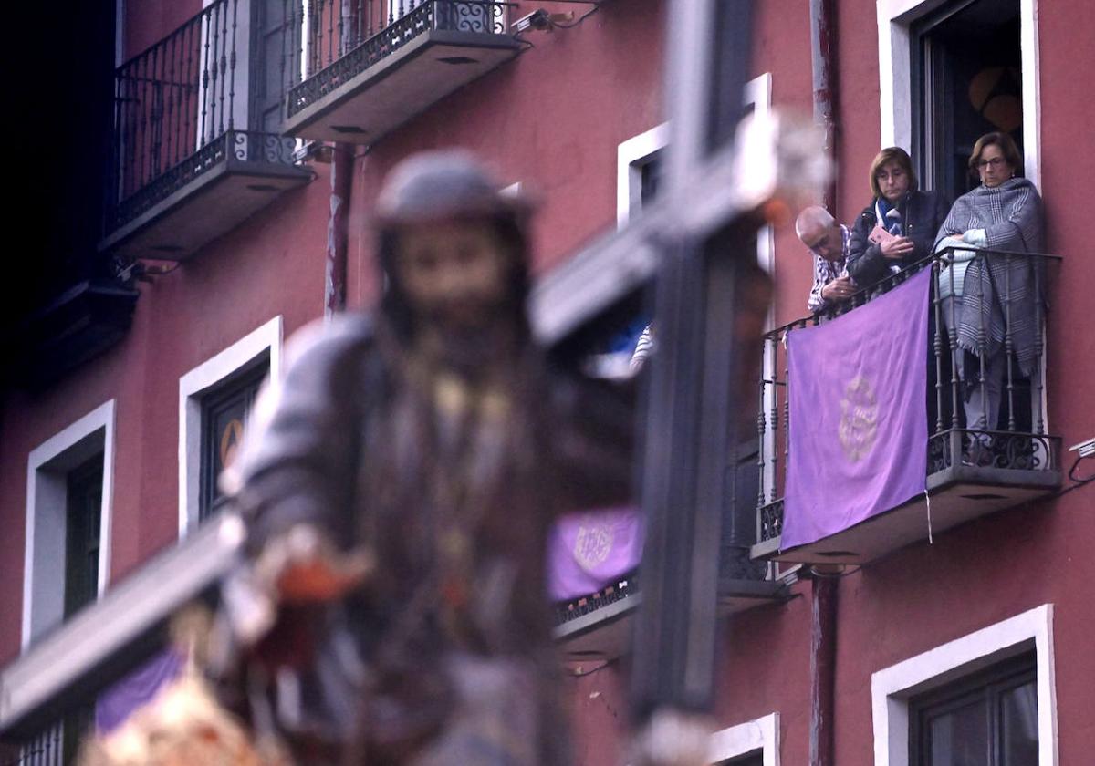 Imagen de un paso en Semana Santa.