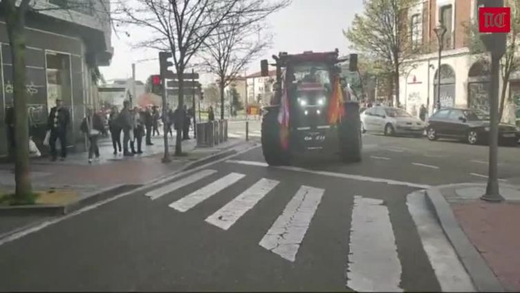 Tractorada del 22 de marzo en Valladolid