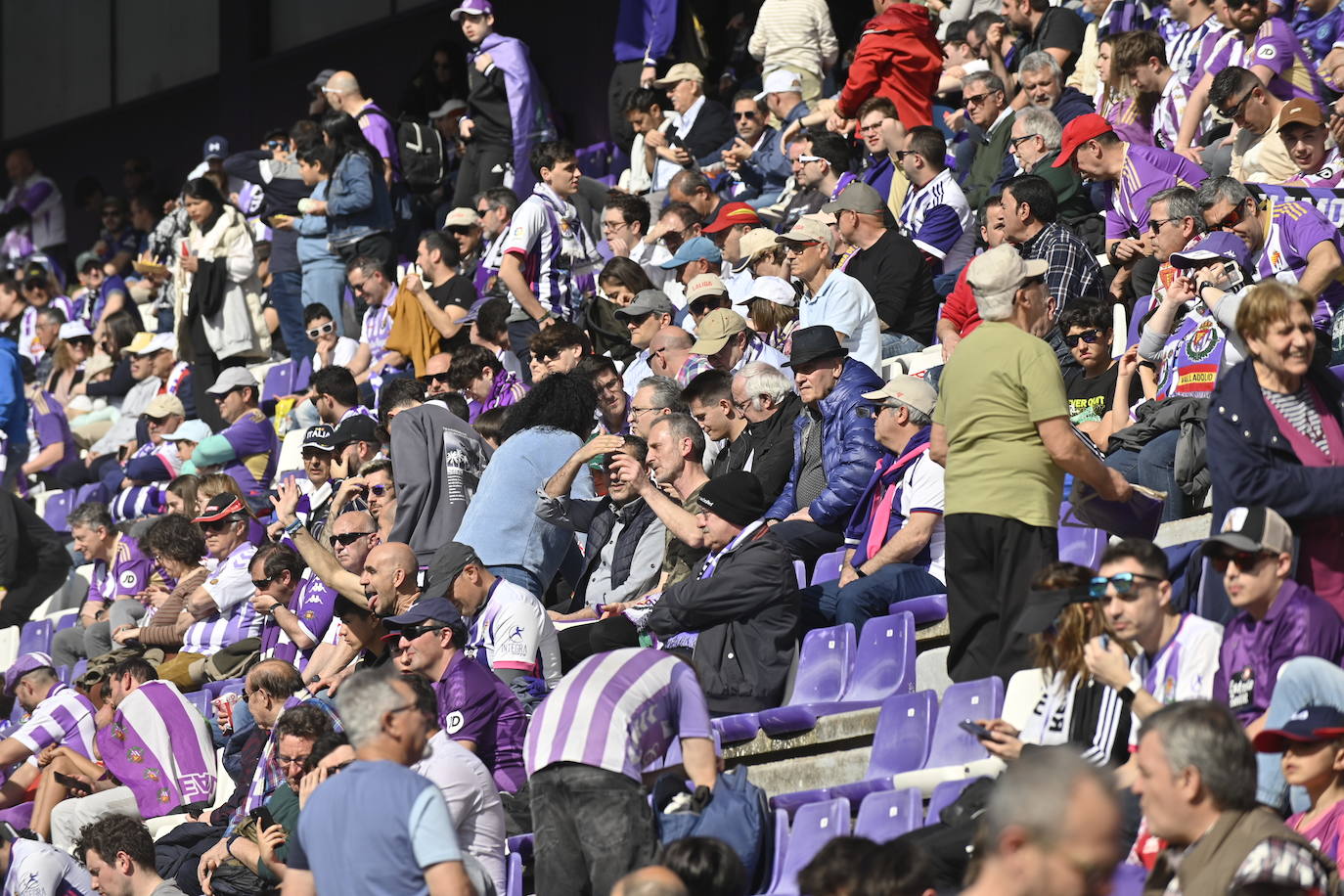 Real Valladolid-Eibar, búscate en la grada