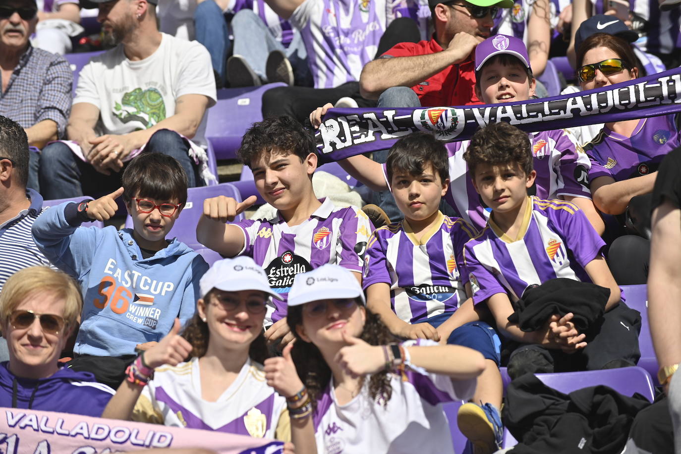 Real Valladolid-Eibar, búscate en la grada