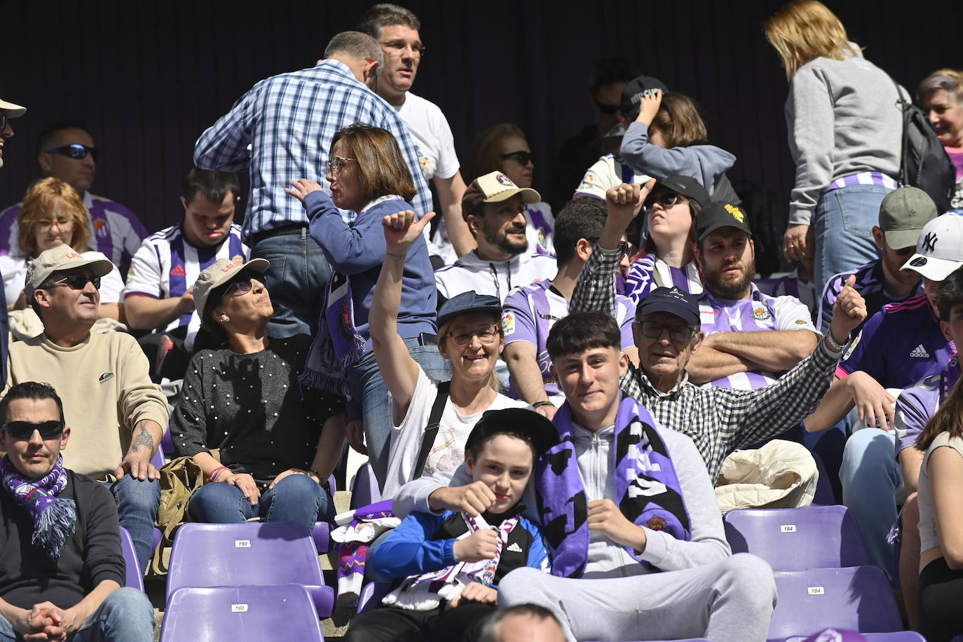 Real Valladolid-Eibar, búscate en la grada