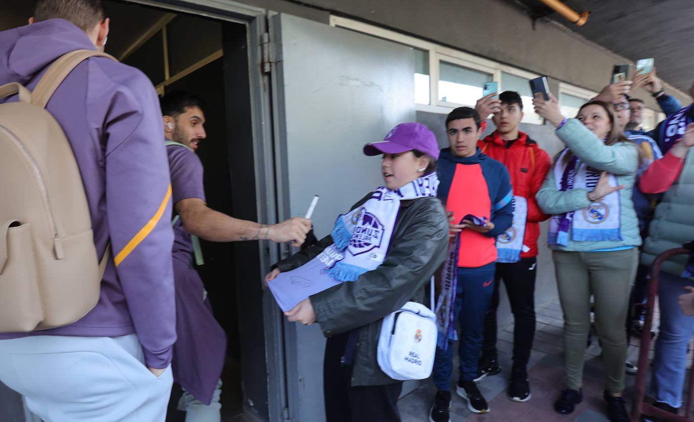 El Real Madrid llega al Pabellón de Palencia