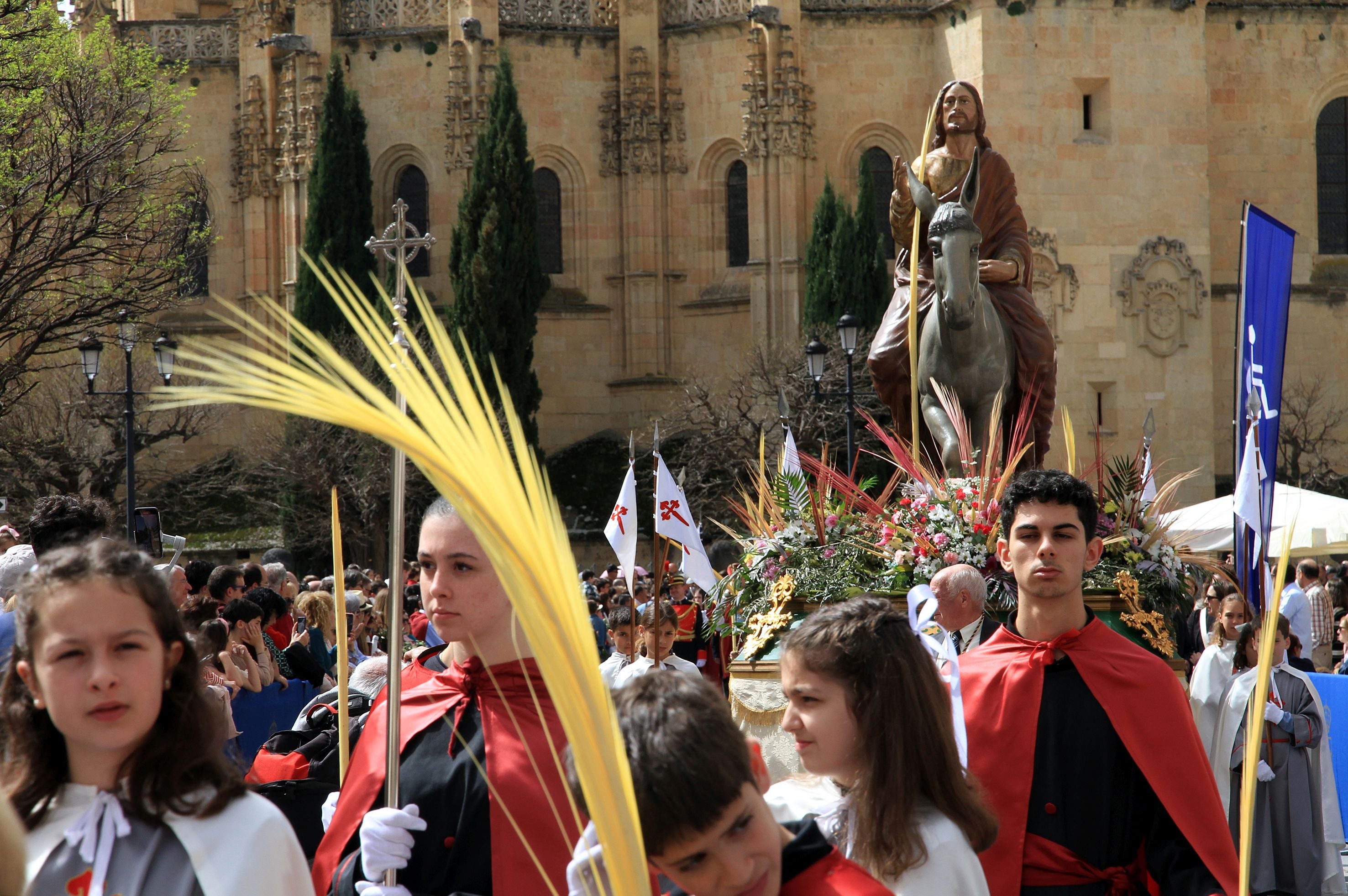 El Domingo de Ramos de Segovia, en imágenes