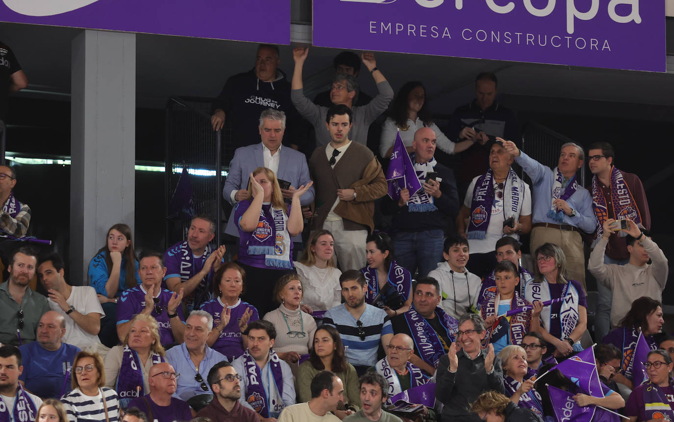 Así animó la afición palentina al Zunder ante el Real Madrid