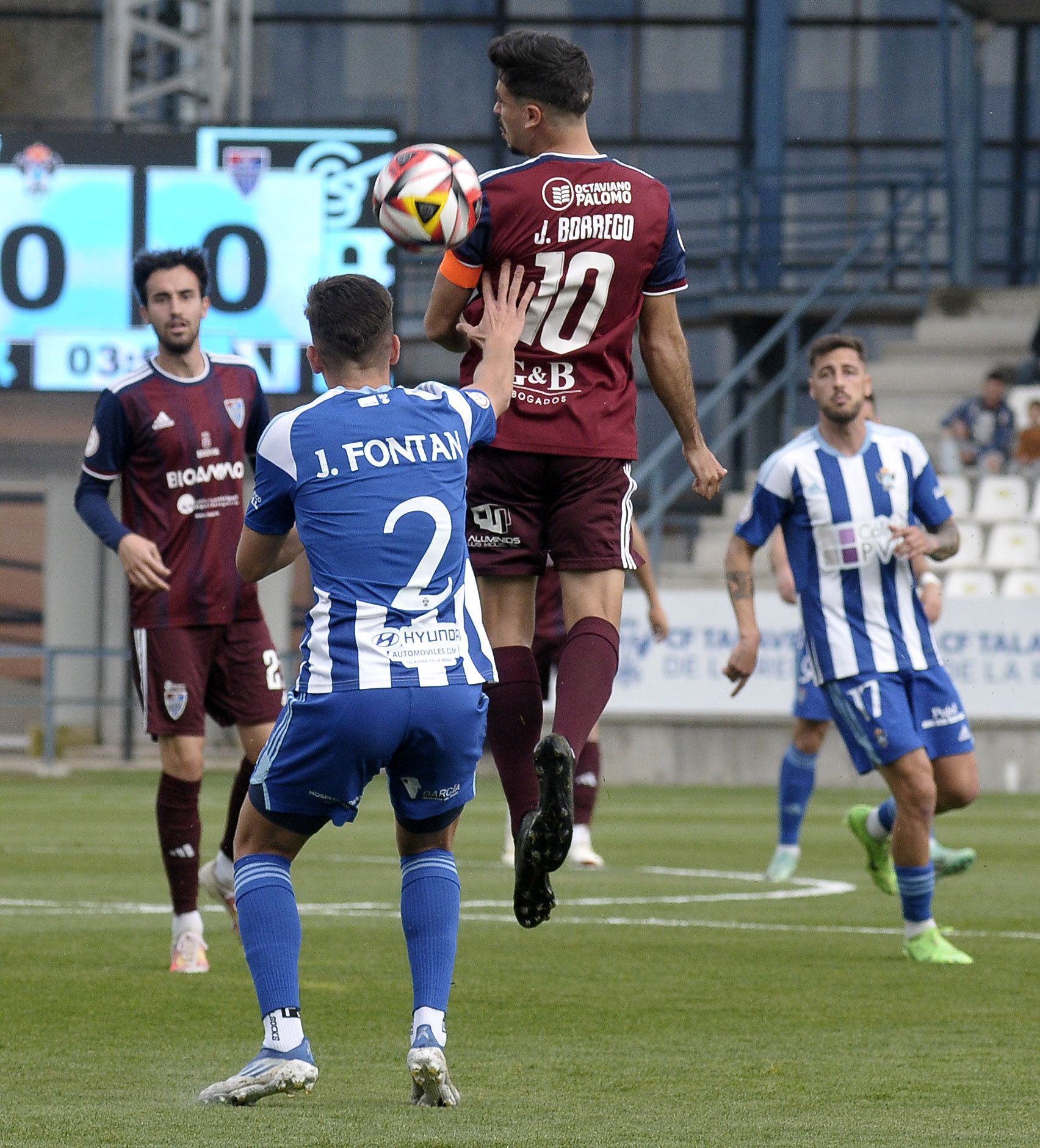 Las mejores imágenes del partido entre el Talavera y la Segoviana