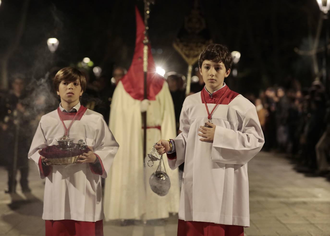 Procesión del Santísimo Cristo de los Trabajos en la Semana Santa de Valladolid 2024