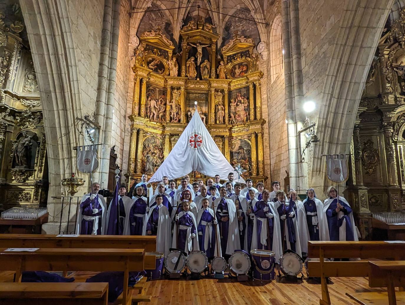 Las imágenes de la procesión del Rosario de Dolor en Torrelobatón