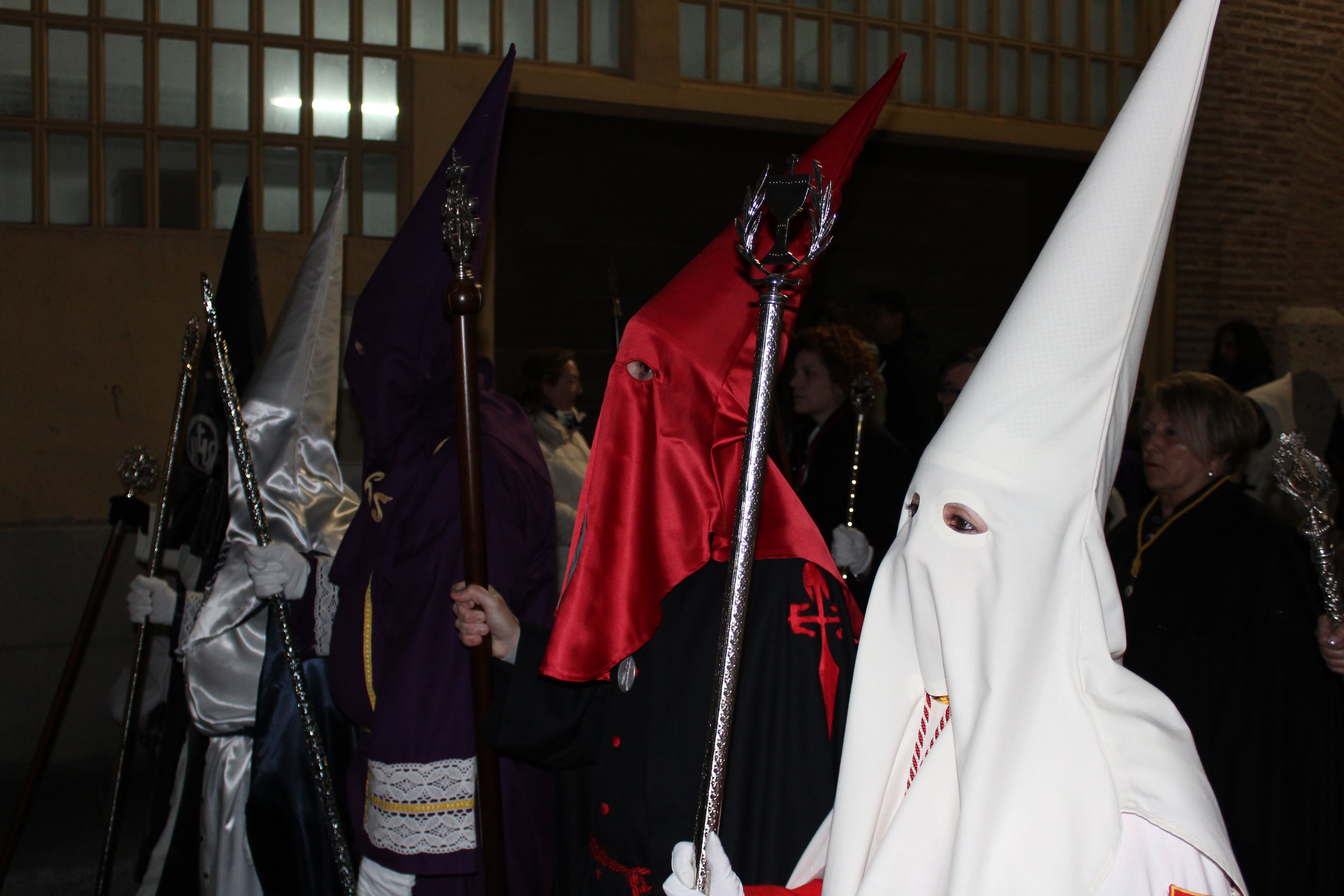 Representantes de cofradías de la localidad