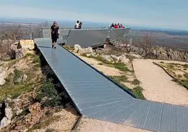 Mirador de Piedras Llanas, este fin de semana.