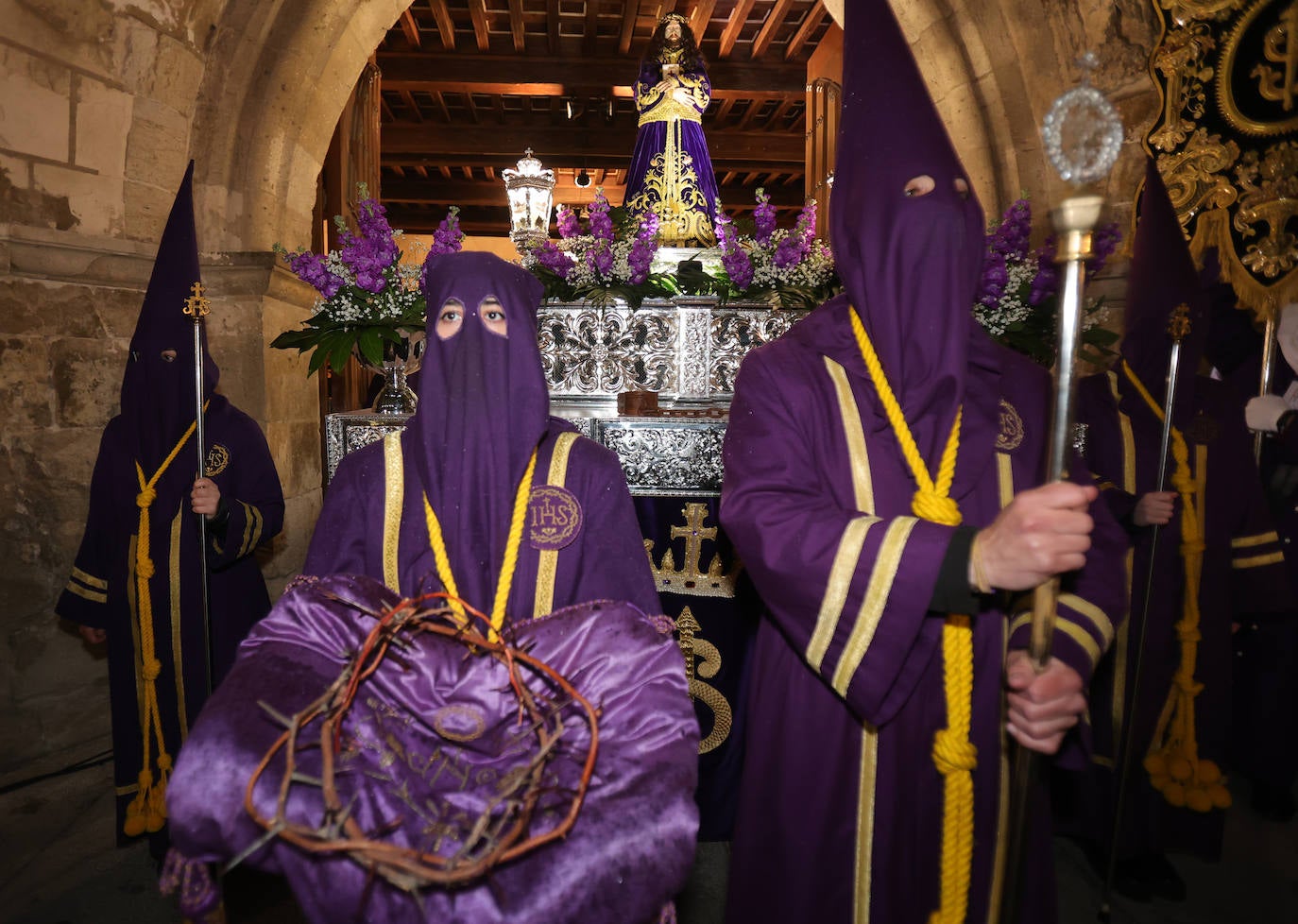 Acto del Prendimiento en la iglesia de San Miguel