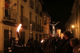 La procesión del Santo Cristo de la Paciencia es uno de los momentos más esperados de la Semana Santa.