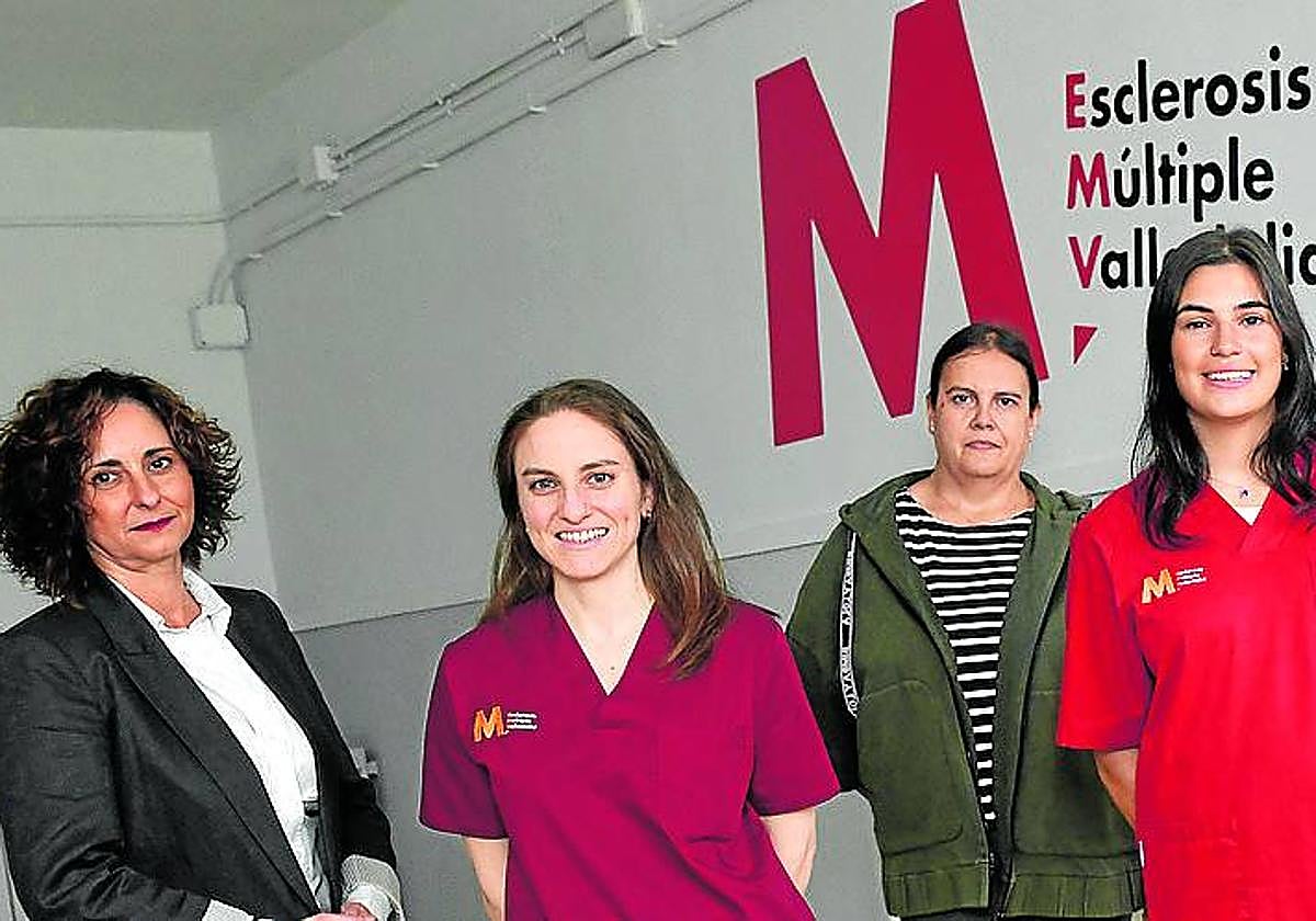 Equipo de la Asociación Esclerósis Múltiple Valladolid. Rodrigo Jiménez.