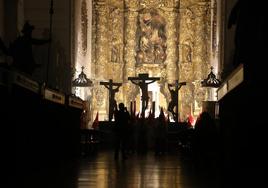 Procesión del Santísimo Cristo de las Mercedes el Miércoles Santo en Valladolid