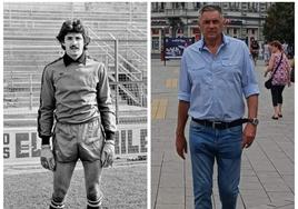 Cuarenta y cinco años separan estas dos fotografías de Radoslav Bebic, el guardameta yugoslavo que militó dos temporadas en el Real Valladolid y que a pesar del tiempo transcurrido, no ha olvidado su experiencia en el viejo Zorrilla.