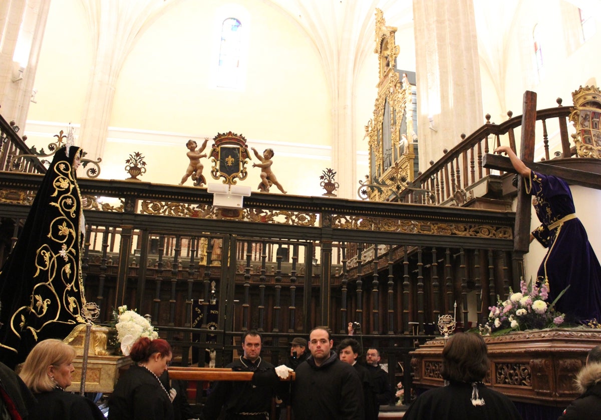 Imágenes de la suspensión de la Procesión del Encuentro de Medina del Campo