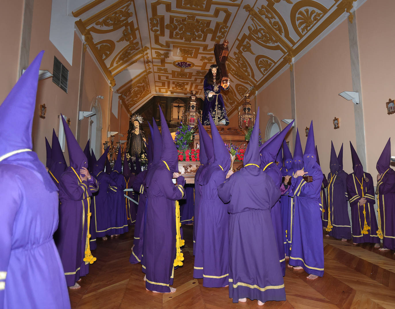 Acto del Silencio en la capilla de los Nazarenos