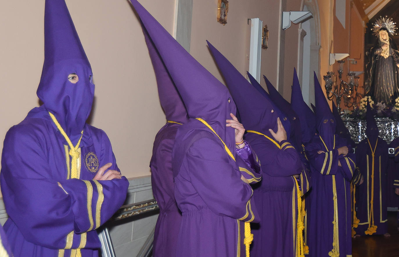 Acto del Silencio en la capilla de los Nazarenos