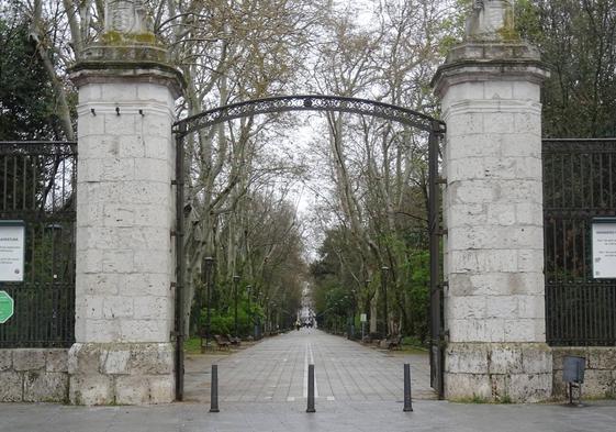 El Campo Grande, reabierto esta mañana, del lado del paseo de Filipinos.