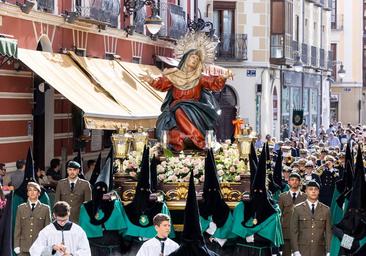 El Ofrecimiento de los Dolores se traslada esta tarde a la iglesia de la Vera Cruz