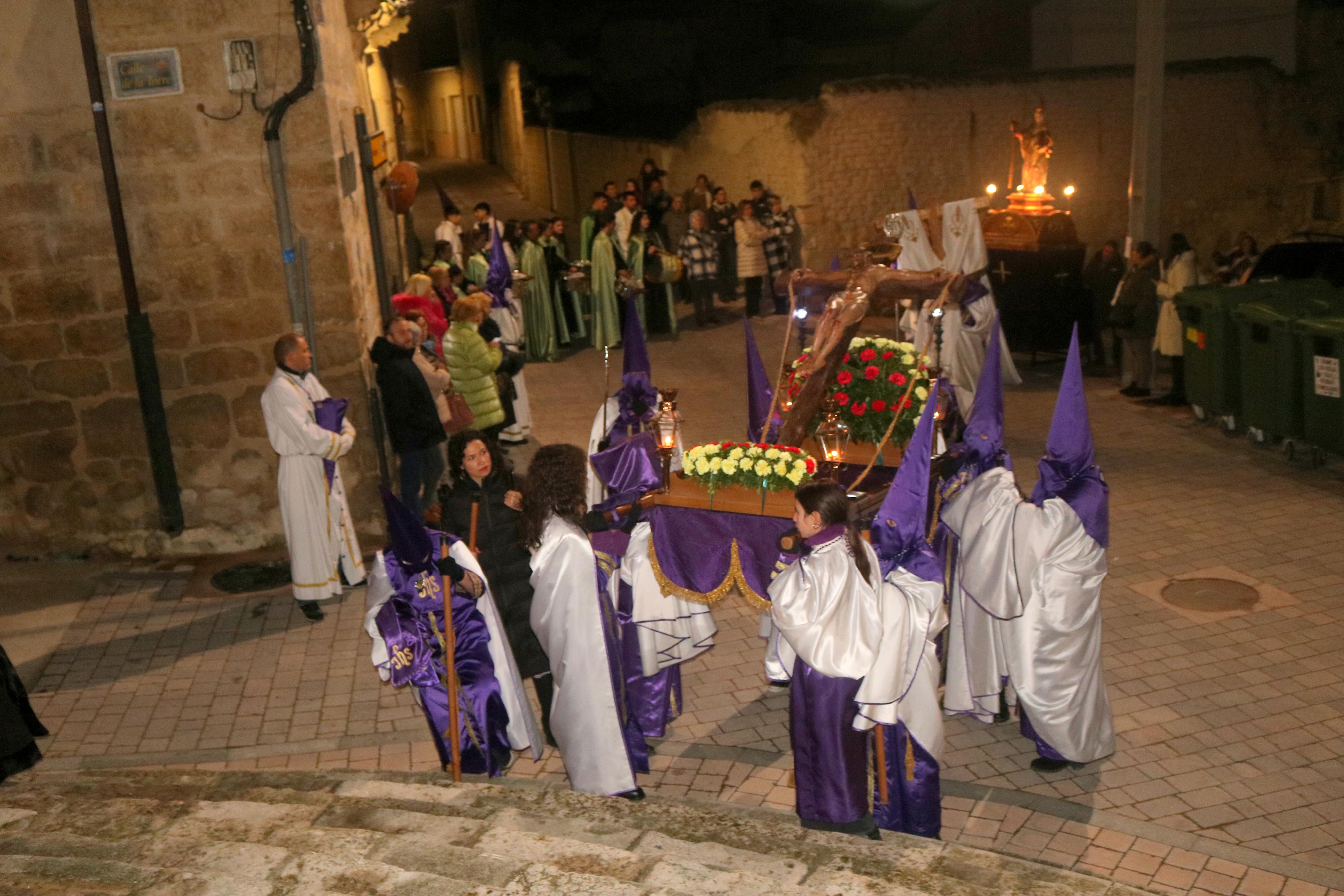 Procesión del Silencio y la Luz en Baltanás