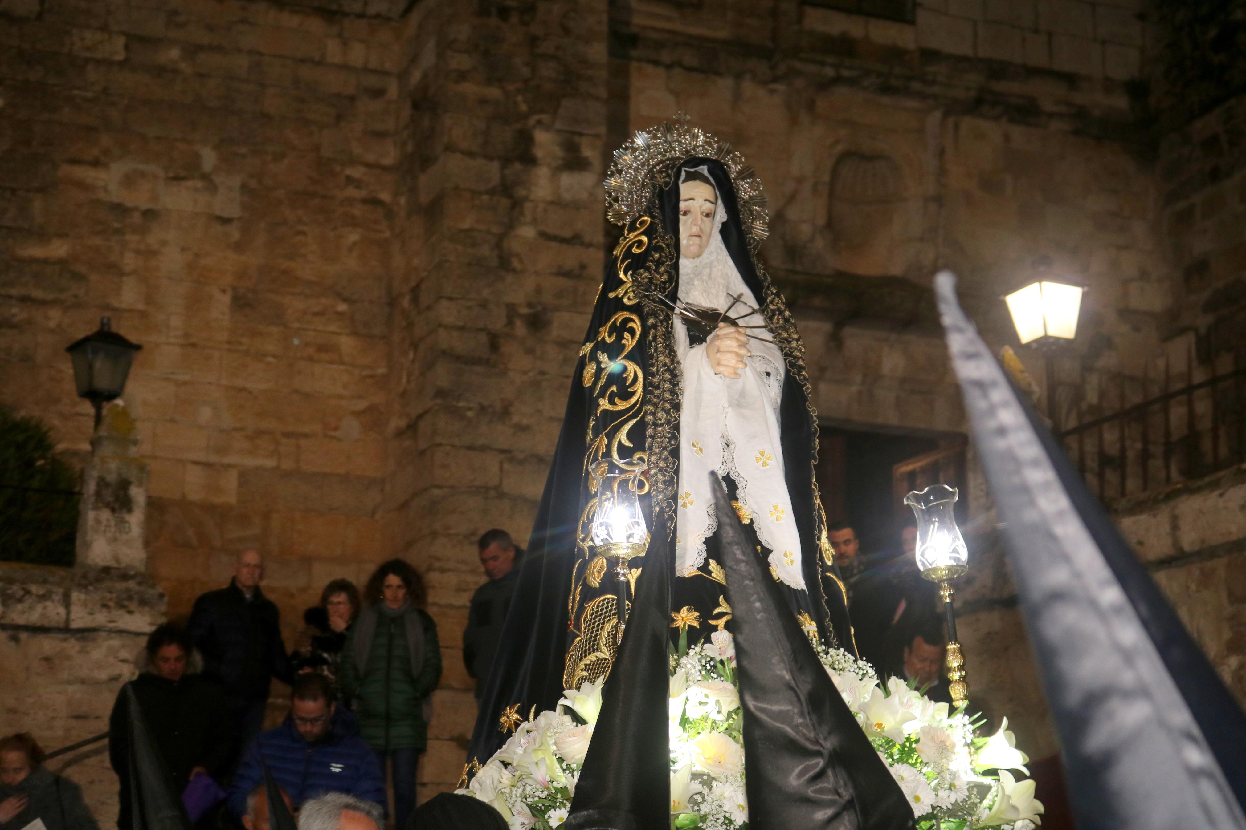 Procesión del Silencio y la Luz en Baltanás