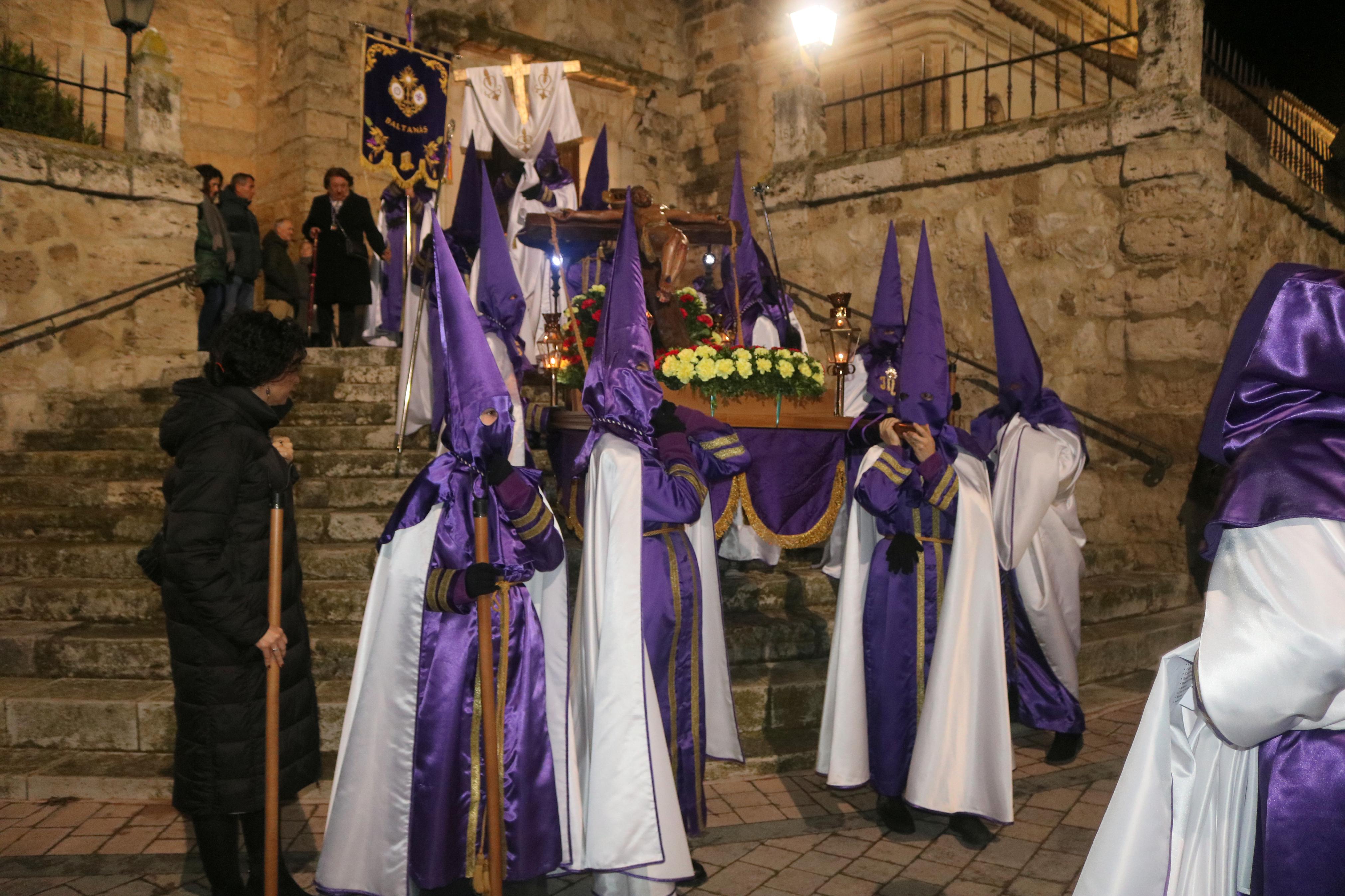 Procesión del Silencio y la Luz en Baltanás