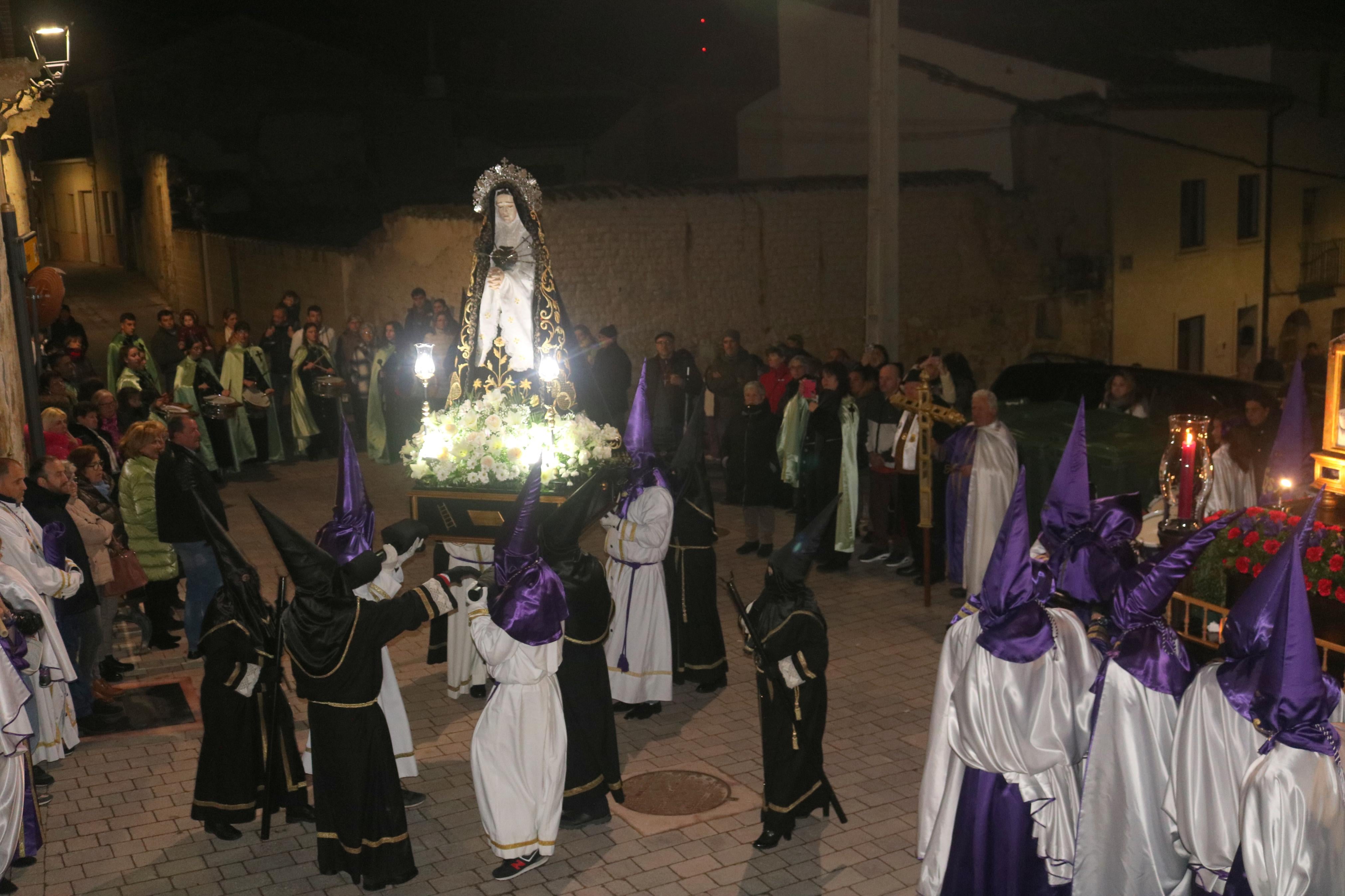 Procesión del Silencio y la Luz en Baltanás